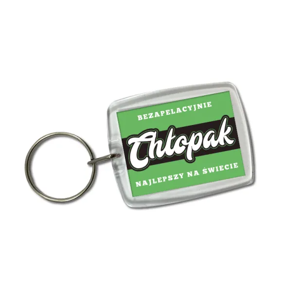 Brelok akrylowy - Chłopak - Bezapelacyjnie najlepszy na świecie
