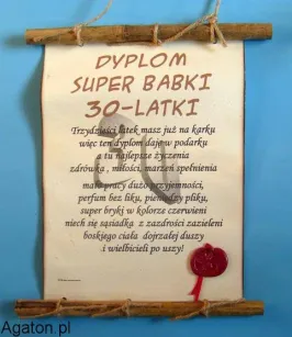 Dyplom z bambusem - Super babki 30-latki
