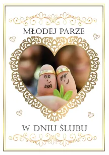 Karnet C5 - Młodej Parze w dniu ślubu