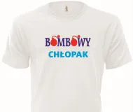 Koszulka biała - Bombowy chłopak