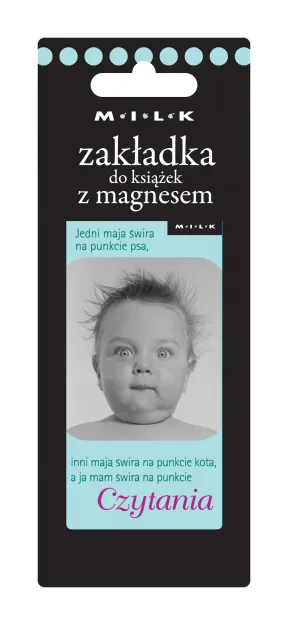 Zakładka magnetyczna do książki - Inni mają świra na punkcie kota, a ja mam świra na punkcie czytania