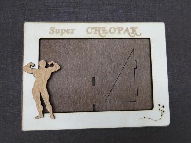 Ramka drewniana - Super Chłopak