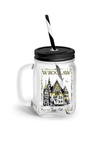 Mini słoik z rurką - Wrocław ratusz