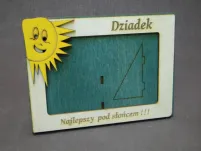 Ramka drewniana - Dziadek najlepszy pod słońcem - 2