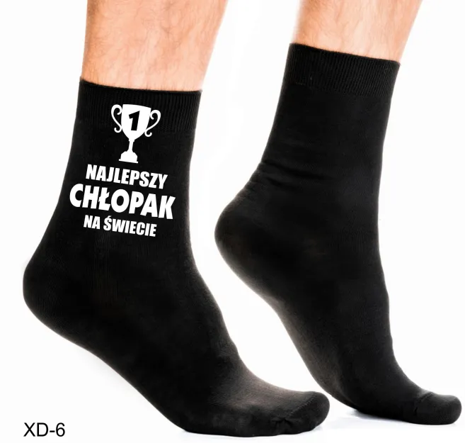 Skarpetki czarne - Najlepszy Chłopak na świecie