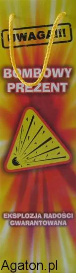 Torebka na butelkę - Bombowy prezent