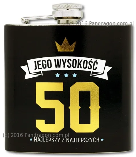 Piersiówka Royal - Jego wysokość 50 - najlepszy z najlepszych