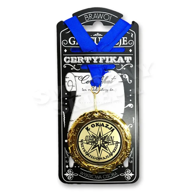 Medal w folii - Z okazji urodzin - uniwersalny