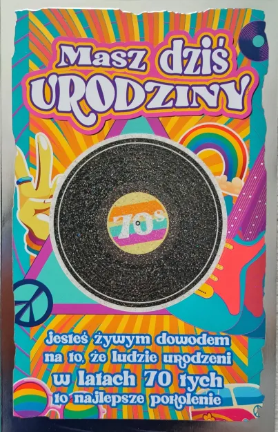 Karnet 2K - Masz dziś urodziny. Urodzeni w latach 70-tych