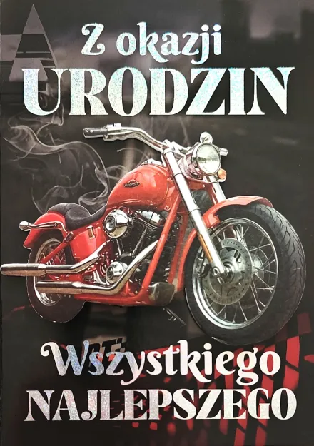 Karnet 3K - Z okazji urodzin (motor)