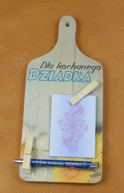 Deska organizator + długopis - Dla kochanego Dziadka