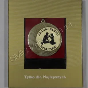 Medal w etui - Żegnaj panno, witaj żono