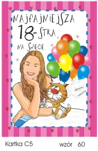 Karnet C5 - Najfajniejsza 18-stka na świecie