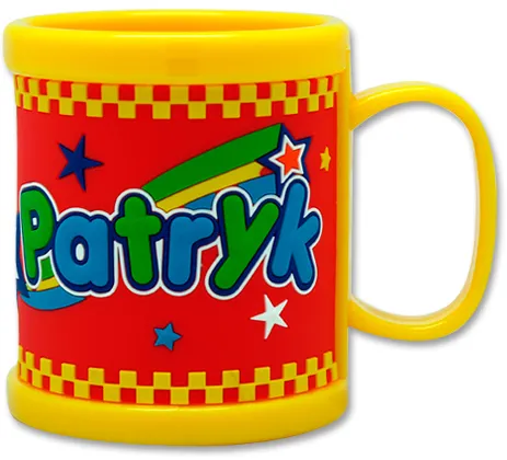 Kubek plastikowy z imieniem - Patryk
