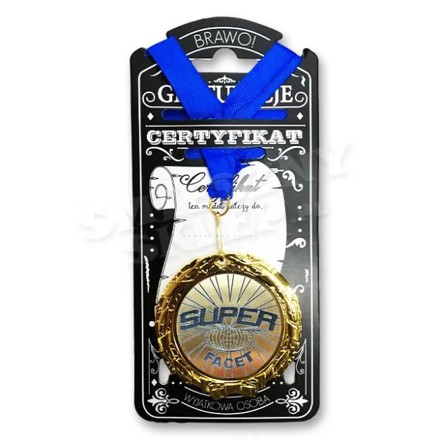 Medal w folii - Super facet (planeta)