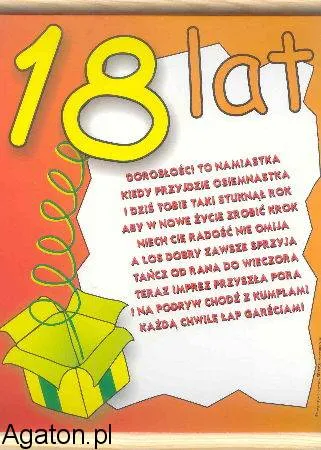 Dyplom - 18 lat