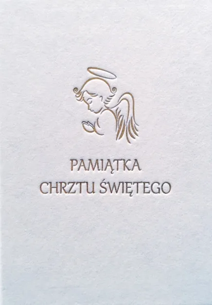 Książeczka M01 - Na pamiątkę Chrztu Świętego