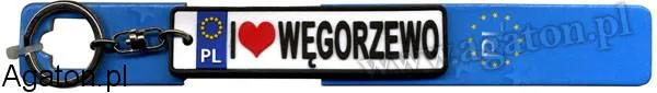 Brelok tablica - Węgorzewo