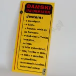 Damski informator - Jestem u masażysty, na dyskotece ... itd. mix kolorów - 2