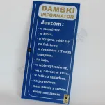 Damski informator - Jestem u masażysty, na dyskotece ... itd. mix kolorów - 3