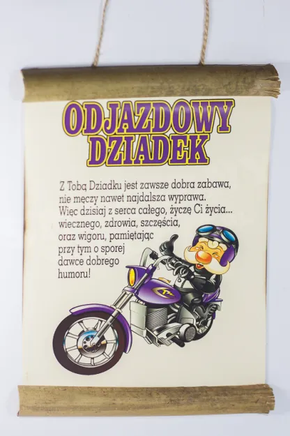 Dyplom z bambusem - Odjazdowy Dziadek