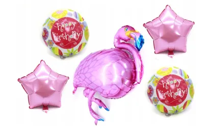 Balony flaming - zestaw 5 szt.