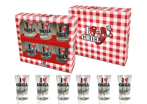 Kpl. kieliszków - I love grill