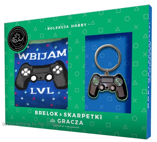 Skarpety + brelok - Wbijam Lvl. Dla gracza.