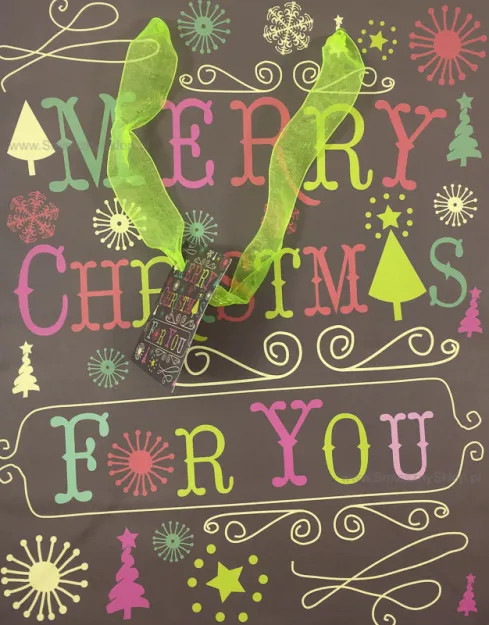 Torebka Kukartka L - Merry Christmas for You