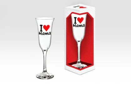 Kielich do szampana Elba - I love Mama 