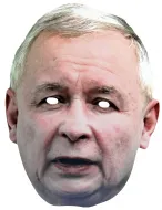 Maska papierowa - Jarosław Kaczyński
