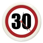 Zegar okrągły - 30 urodziny / rocznica - 3
