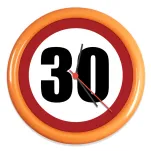 Zegar okrągły - 30 urodziny / rocznica - 6