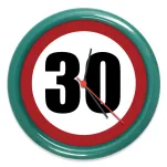 Zegar okrągły - 30 urodziny / rocznica - 7