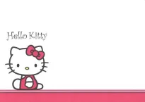 Karnet Hello Kitty - 2 urodzinki - 3