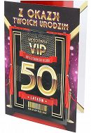 Karnet VIP - Z okazji Twoich 50 urodzin (+ wejściówka do klubu). Dla Kobiety.