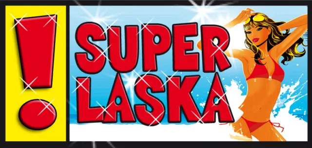 Tabliczka 3D - Super Laska
