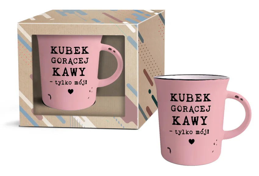 Kubek garnuszek - Gorące kawy - tylko Mój!