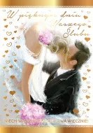 Książeczka Kukartka - W pięknym dniu Waszego ślubu, niech Wasze szczęście trwa wiecznie