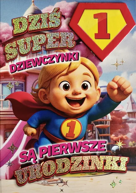 Karnet 3K - Dziś super dziewczynki są pierwsze urodzinki