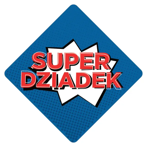 Tabliczka metalowa - Super Dziadek