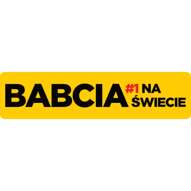 Tabliczka metalowa - Babcia #1 na świecie