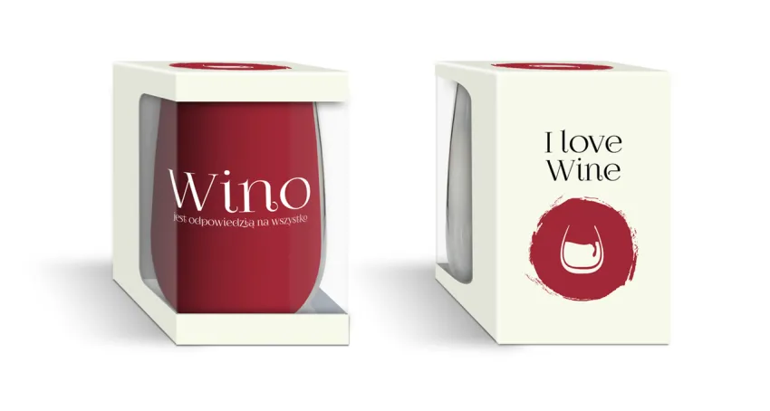 Szklanka Ducale  - Wino jest odpowiedzią na wszystko