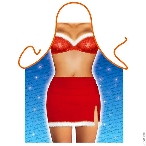 Fartuszek sexy - Gorąca śnieżynka