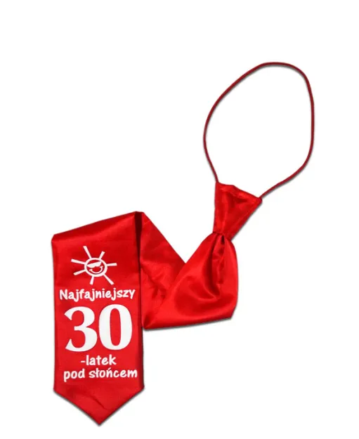 Krawat czerwony - Najfajniejszy 30-latek pod słońcem
