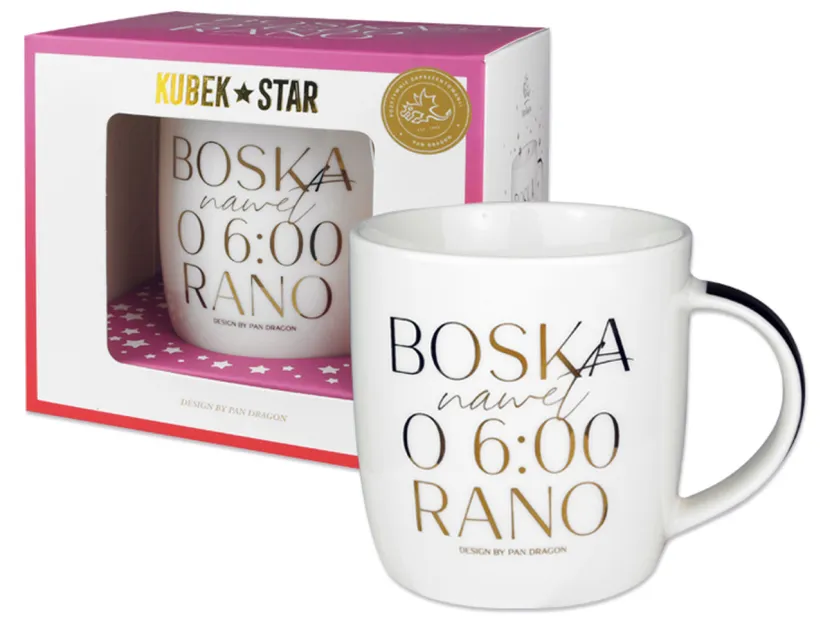 Kubek Star BO - Boska nawet o 6.00 rano (bez opakowania)