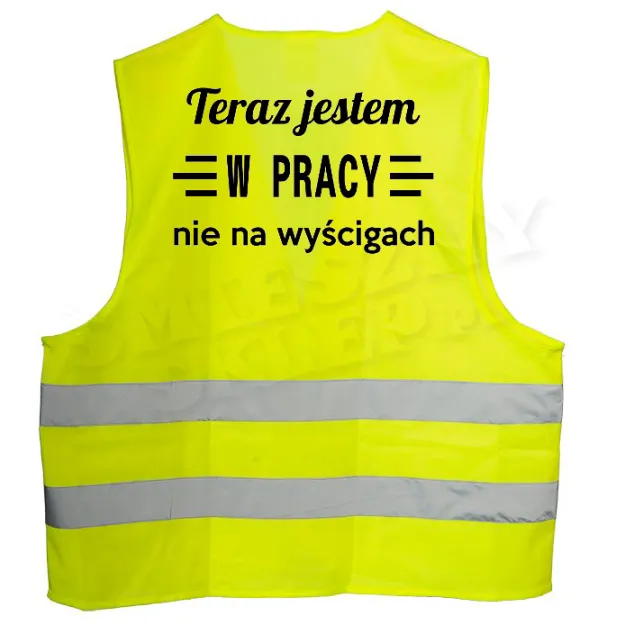 Żółta kamizelka - Teraz jestem w pracy, nie na wyścigach