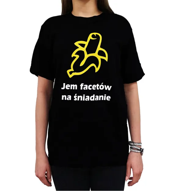 Koszulka - Jem facetów na śniadanie