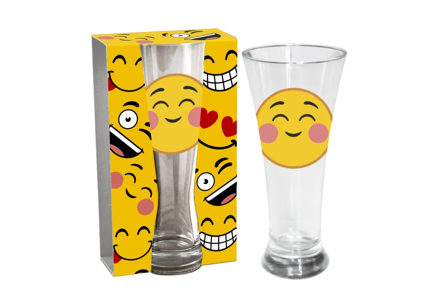 Szklanka Emotki - Rumieniec