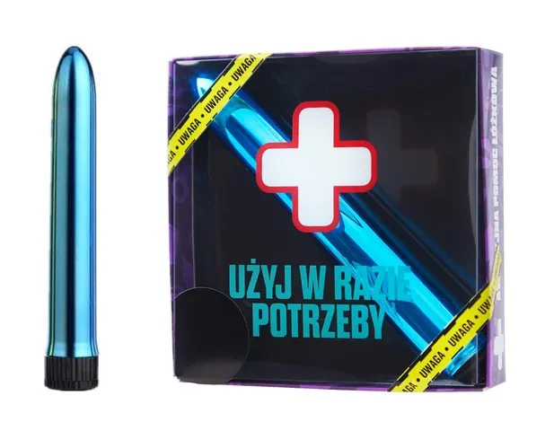 Awaryjna pomoc łóżkowa - wibrator (niebieski) - użyj w razie potrzeby